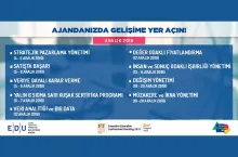 Sabancı Üniversitesi, EDU’dan zengin eğitim programı