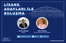 Güler Sabancı ve Yusuf Leblebici, canlı yayında aday öğrencilerin sorularını yanıtlayacak