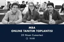 Tam Zamanlı MBA Programı online tanıtım toplantısına davetlisiniz!