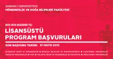 2013-2014 Güz Dönemi Fen Bilimleri Enstitüsü Lisansüstü Başvuruları