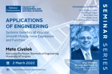 Mete Civelek'ten "Systems Genetics of Vascular Smooth Muscle Gene Expression and Function" semineri