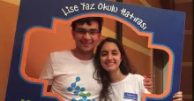 LYO Öğrencimiz Nazlı Yurdakul ve Rektörümüzün Çalışması