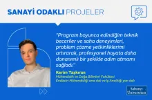 Sanayi Odaklı Projeler ENS 491 Mezuniyet Programı Röportajı: Kerim Taşkıran