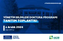 Yönetim Bilimleri Enstitüsü Doktora Programı Tanıtım Toplantısına Davetlisiniz