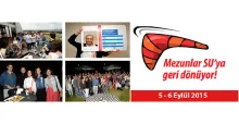 Mezunlar 5-6 Eylül'de SU'ya Geri Dönüyor