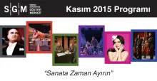 SGM'den sanat dolu Kasım programı