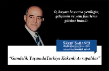 Sakıp Sabancı’yı Uluslararası Araştırma Ödülü ile Anıyoruz