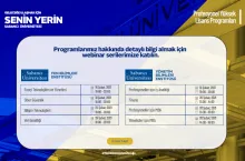 Profesyonel Tezsiz Yüksek Lisans Tanıtım Buluşmaları Webinar’da