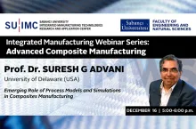 SU-IMC Tematik Seminer Serisi'nin yeni konuğu Suresh G. Advani