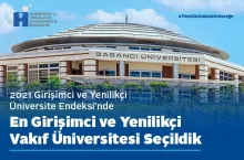 Sabancı Üniversitesi en girişimci ve yenilikçi vakıf üniversitesi seçildi