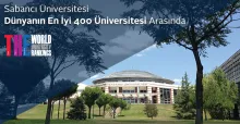 Dünyanın En İyi 400 Üniversitesi İçindeyiz