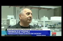 Nanoteknoloji çalışmalarımız CNN Türk'te!