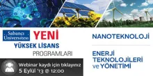 Yüksek Lisans Tanıtım Webinarı