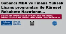 Sabancı Üniversitesi MBA, Executive MBA, Finans Yüksek Lisans Tanıtım Toplantıları Başladı