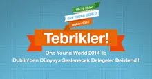 Mezunumuz Veysel Sönmez One Young World'te!