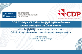 CDP Türkiye 13. İklim Değişikliği Konferansı