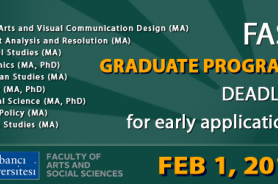 Early applications to Graduate School of Social Sciences for Fall 2013 Resmi