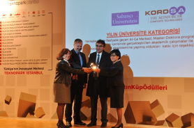 Sabancı University wins Istanbul Teknopark's “University of the Year" Award Resmi