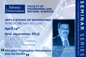 Arul Jayaraman'dan "Microbial Tryptophan Metabolites and Gut Health" semineri Resmi