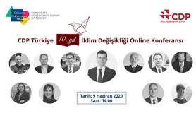 CDP Türkiye 10.Yıl İklim Değişikliği Konferansı Online Olarak Düzenlenecek Resmi