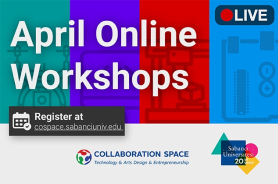 Collaboration Space April Online Workshops Resmi