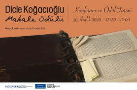 Dicle Koğacıoğlu Makale Ödülü Konferansı ve Ödül Töreni, 26 Aralık 2020 Resmi