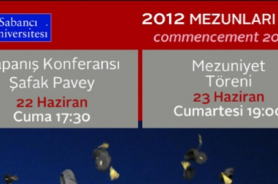 Sabancı Üniversitesi’nde mezuniyet heyecanı! Resmi