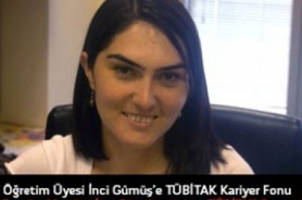 FASS Faculty Member İnci Gümüş receives TÜBİTAK Career Grant Resmi