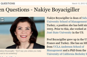 Financial Times: "Ten Questions - Nakiye Boyacigiller" Resmi