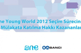  Emre Şahin ve Kaan Özgüney 'One Young World' mülakatlarında Resmi