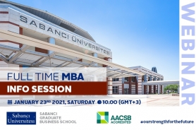 Full- time MBA Program Information Session will be held on January 23rd   Resmi