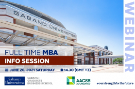 We invite you to our Full- time MBA Program Information Session Resmi