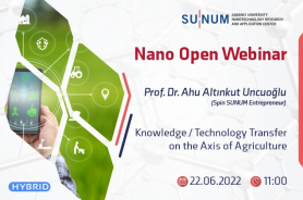 Prof. Ahu Altınkut Uncuoğlu is the new guest of the Nano Open Webinars Resmi
