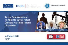"Rusya, Suudi Arabistan ve ABD: Üç Büyük Petrol Üreticisi Arasında Tedarik Dinamikleri”  Resmi