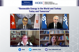 Sabancı University IICEC organized a webinar titled “Renewable Energy in the World and Turkey: Today and Tomorrow” Resmi