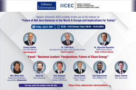 IICEC Webinar: ''Future of Net Zero Emission in the World & Europe and Implications for Turkey'' Resmi