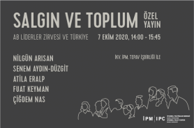 İstanbul Politikalar Merkezi’nden “Salgın ve Toplum” Özel Yayını Resmi