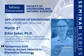 Erkin Şeker'den "Nanoporous Gold: From an Ancient Material to Biomedical Devices" semineri Resmi