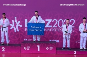 Our student Mehmet Kani Polat becomes the European Universities Taekwondo Champion Resmi