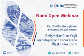 Nano Open Seminer Serisi'nin yeni konuğu Dr. Dimitra Georgiadou Resmi