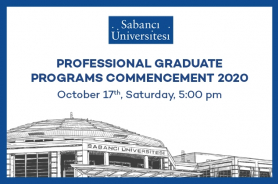 Sabancı University Non-Thesis Graduate Programs 2020 Commencement Ceremony Resmi