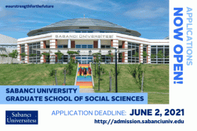 Graduate School of Social Sciences 2021-2022 Fall Semester Applications Resmi