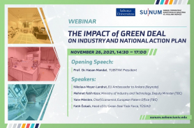 SUNUM’dan “The Impact of Green Deal on Industry and National Action Plan" Webinarı Resmi