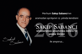 Sakıp Sabancı’yı Uluslararası Araştırma Ödülü ile Andık Resmi