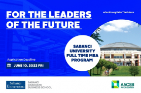 Sabancı MBA Program Scholarship Application Deadline is June 10th, 202 Resmi