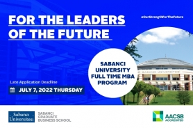 Sabancı MBA Program Late Application Deadline is July 7th, 2022! Resmi