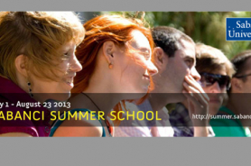 2013 Sabancı Summer School - Call For Course Proposals Resmi