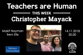 Teachers Are Human'ın yeni konuğu Christopher Mayack  Resmi