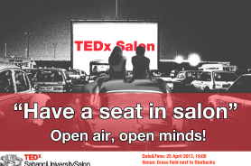 TEDxSabanciUniversity Salon “Open Air & Open Minds!” Resmi